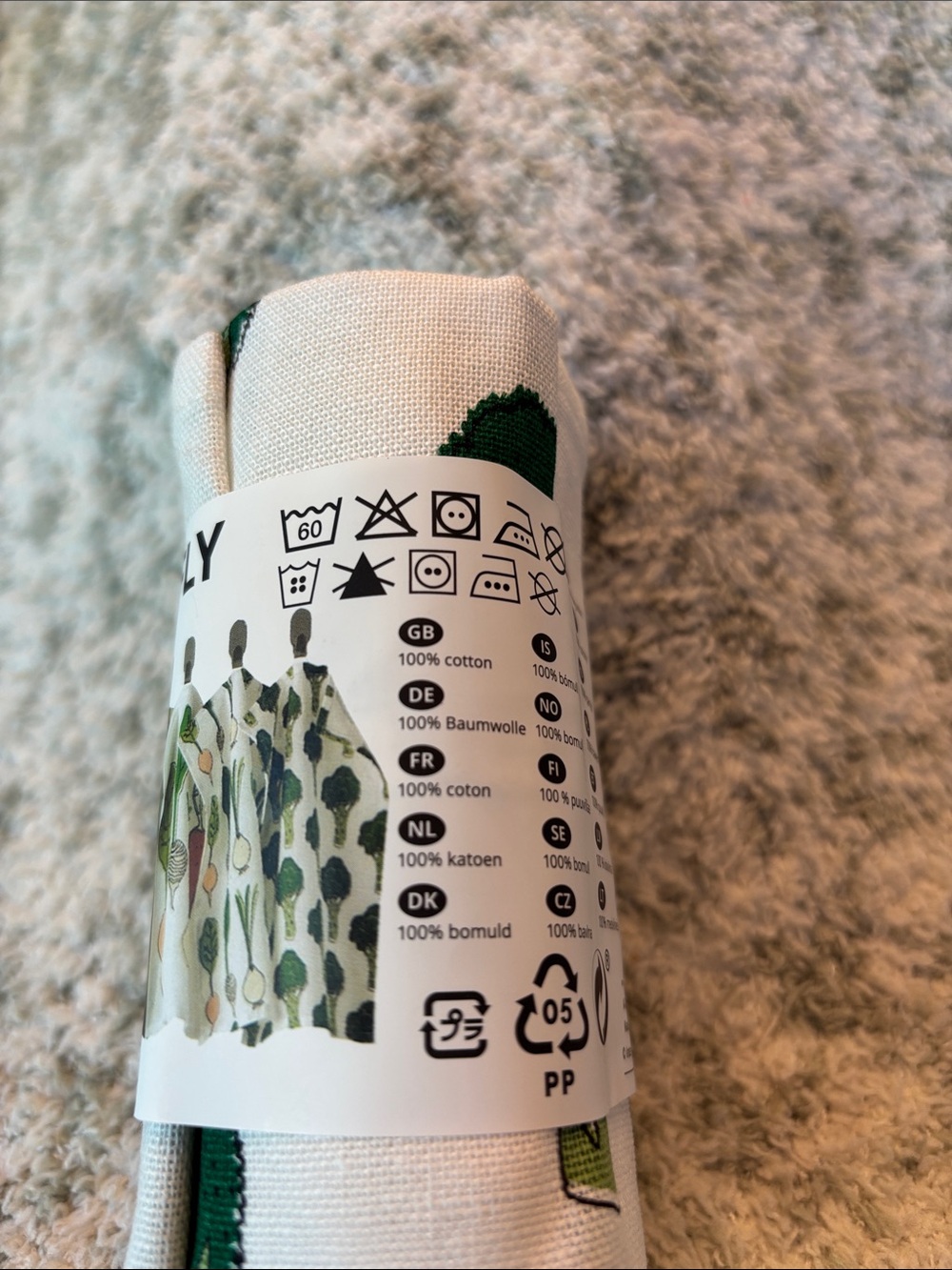 TORVFLY Ikea Veggie Garden Kitchen Towels Set of 4 NWT 12x16” Cotton - Picture 3 of 15